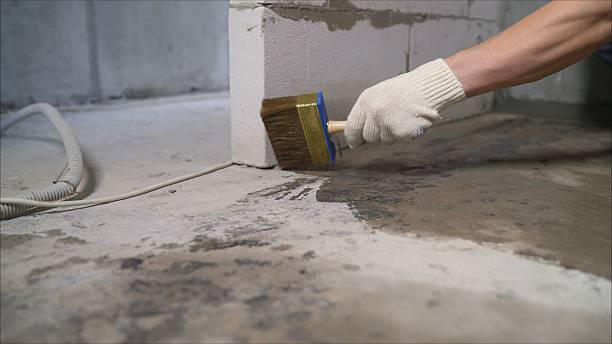 Crawl space vapor barrier installation in Monroeville, OH